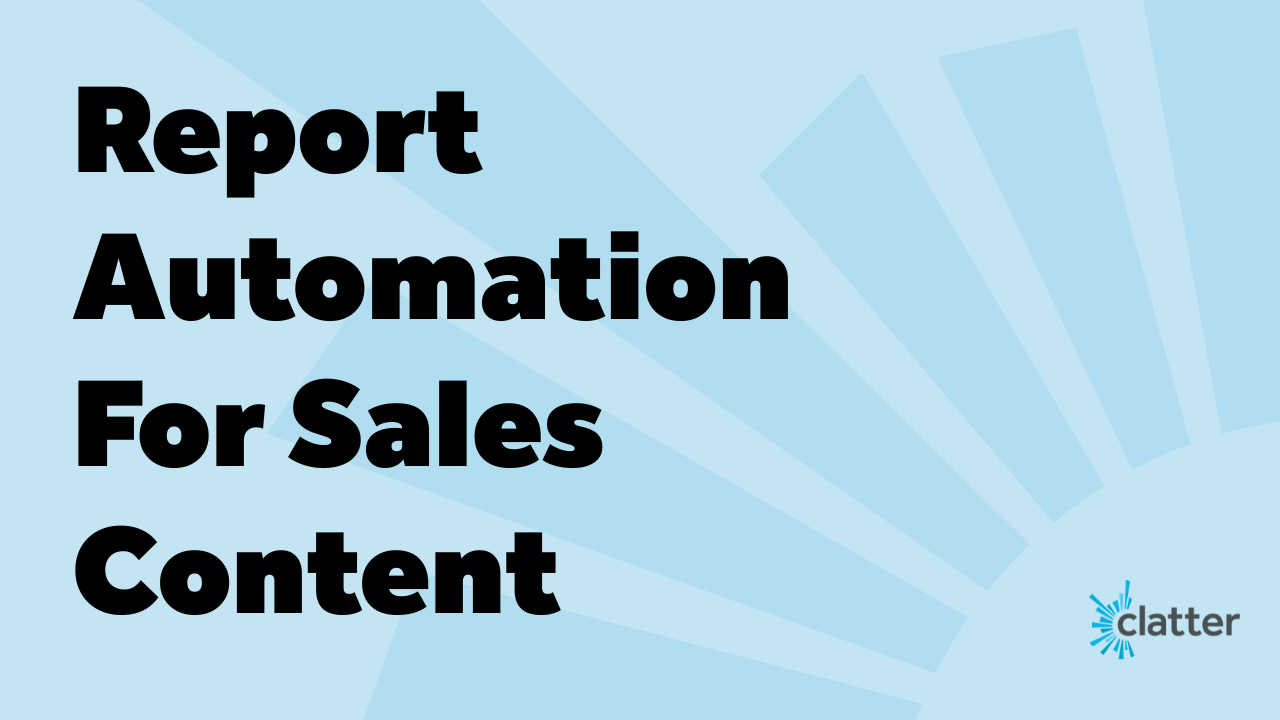 How to Use Report Automation Tools to Create Great Sales and Marketing ...