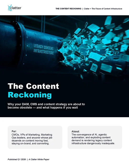 The Content Reckoning - whitepaper cover image